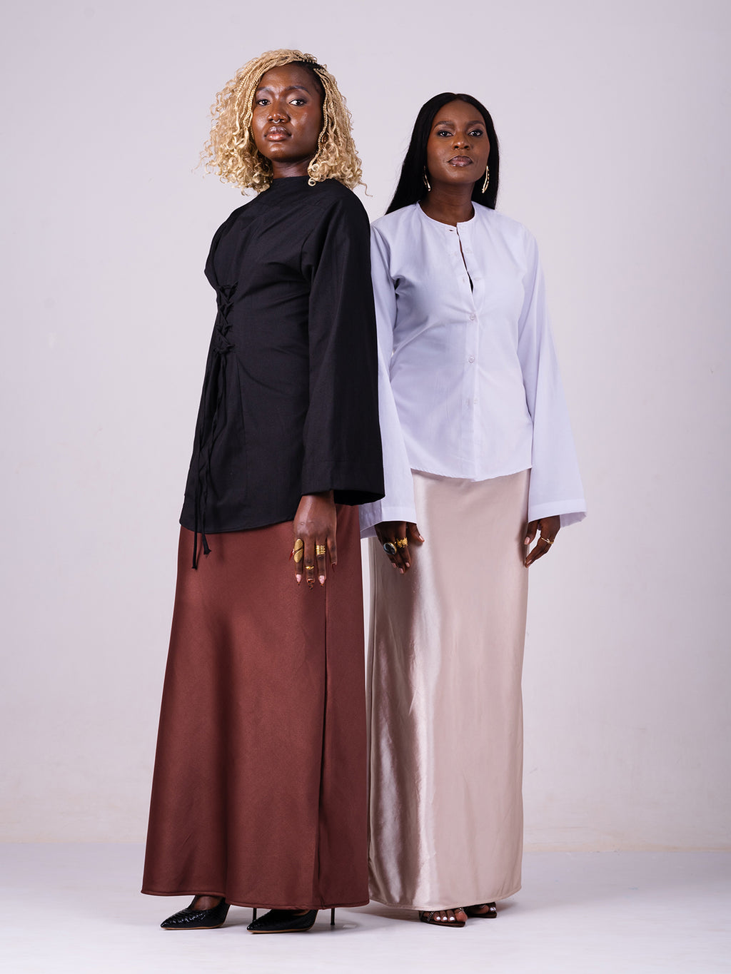 SUE MAXI SLIP SKIRT