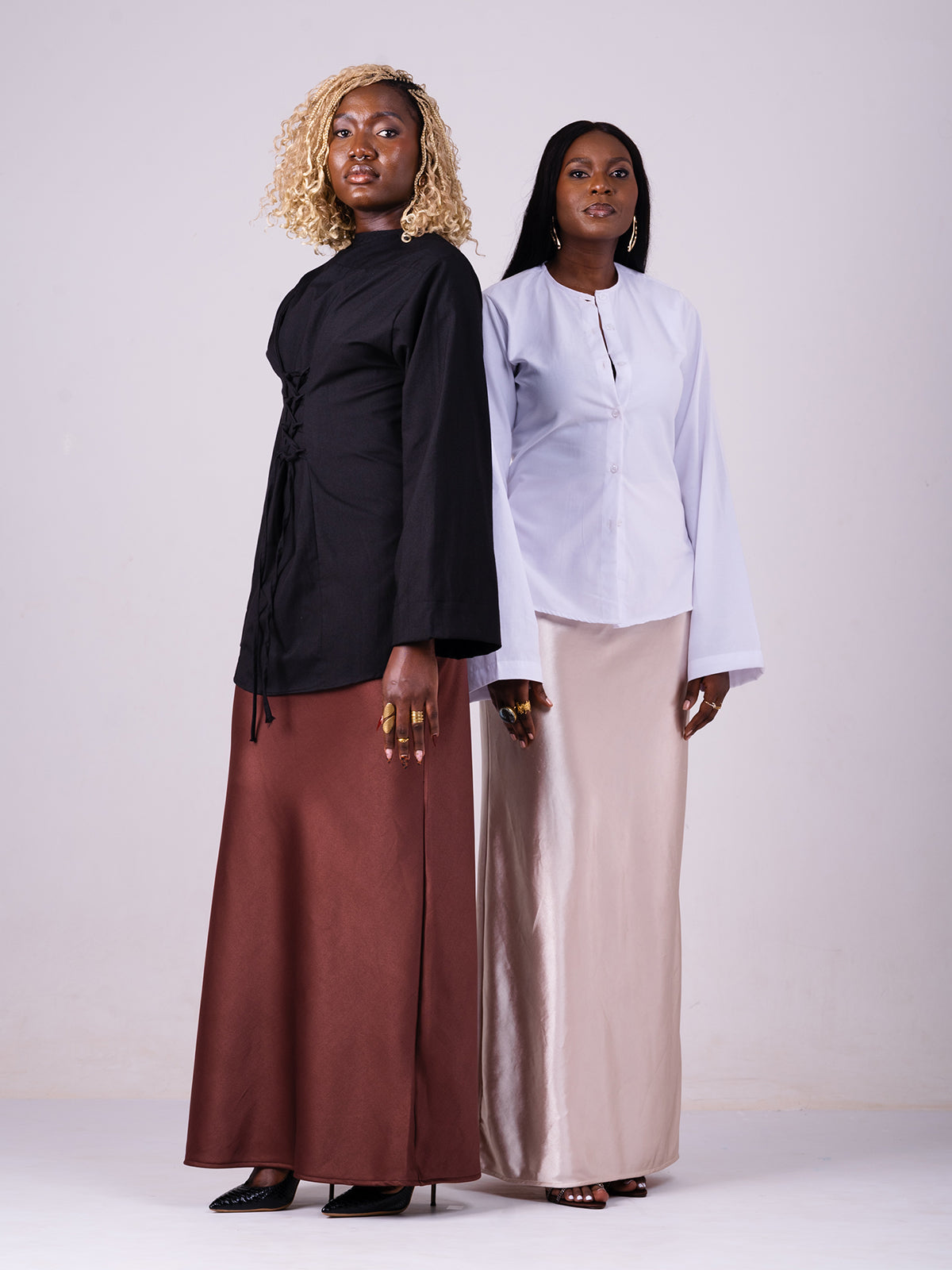 SUE MAXI SLIP SKIRT