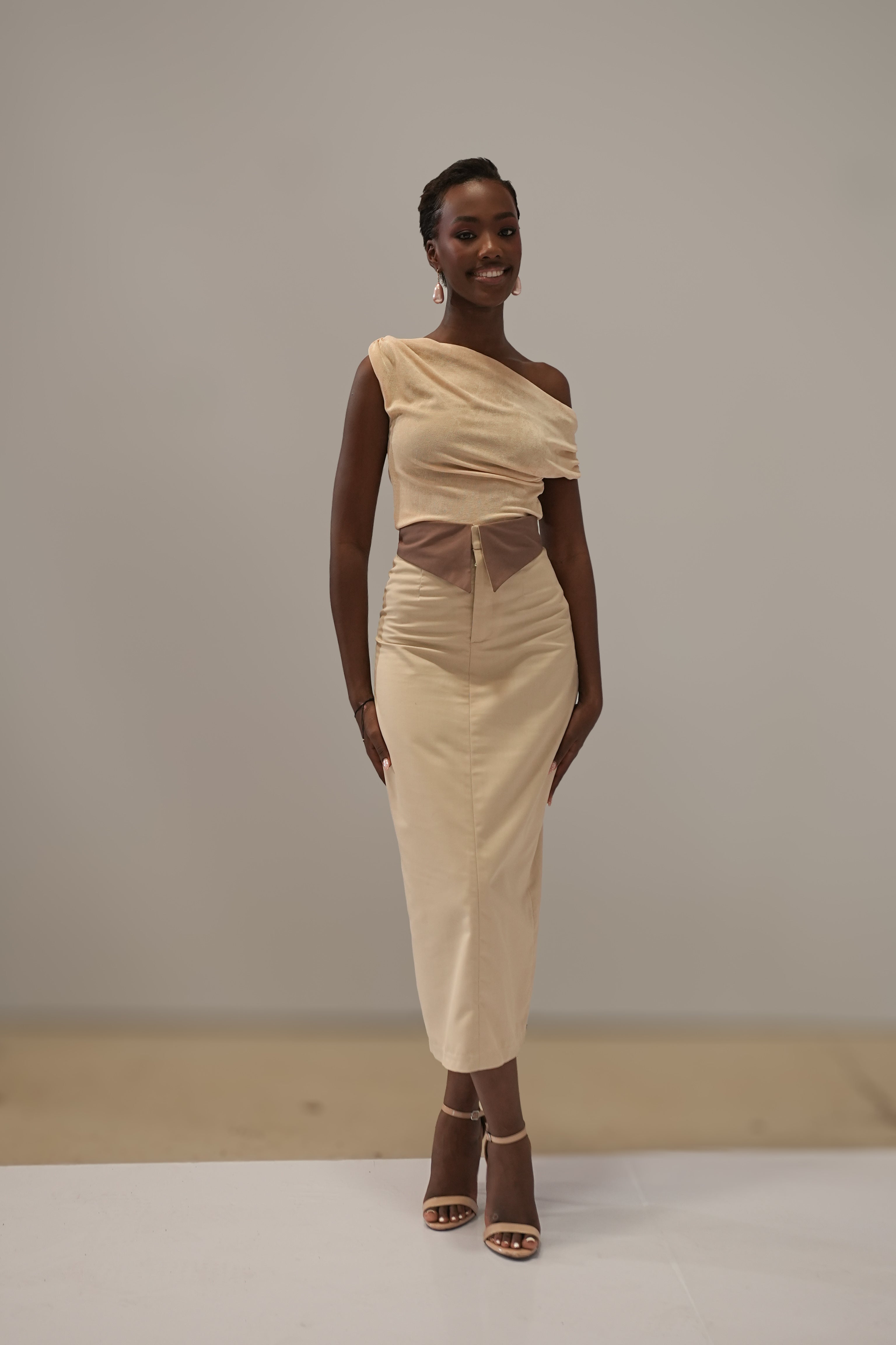 NOOR MIDI SKIRT