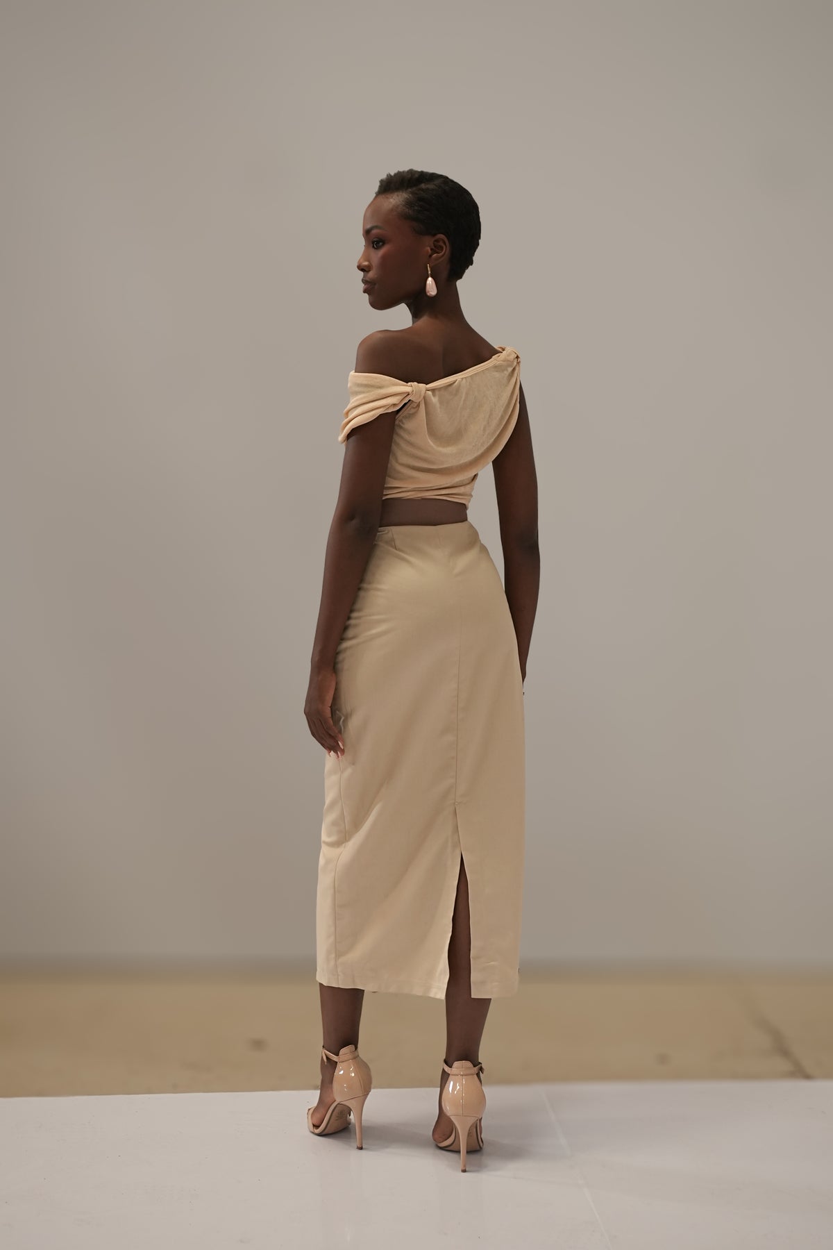 NOOR MIDI SKIRT