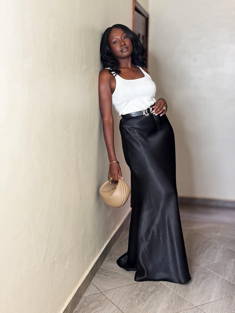 SUE MAXI SLIP SKIRT
